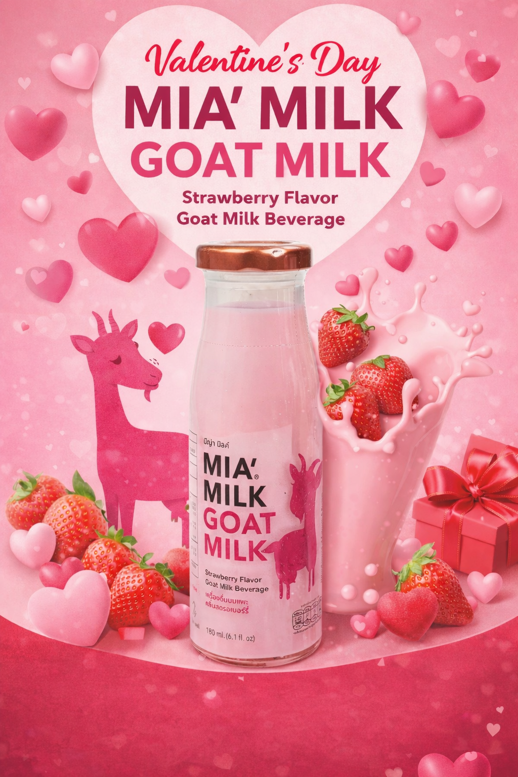 วาเลนไทน์นี้ เติมความหวานแบบเฮลท์ตี้กับ MIA’ Milk Goat Milk