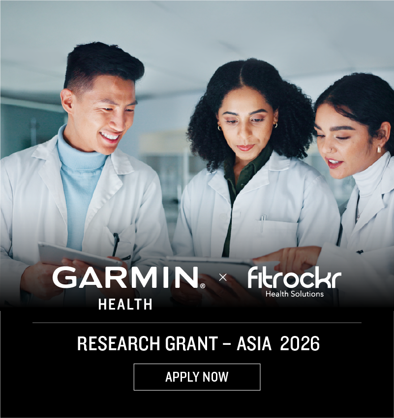 Garmin Health จับมือ Fitrockr เปิดตัวโครงการ “Asia Research Grant 2026” หนุนงานวิจัยสุขภาพยุคใหม่ ต่อยอดพลังข้อมูลสู่ความก้าวหน้าด้านดิจิทัลเฮลท์