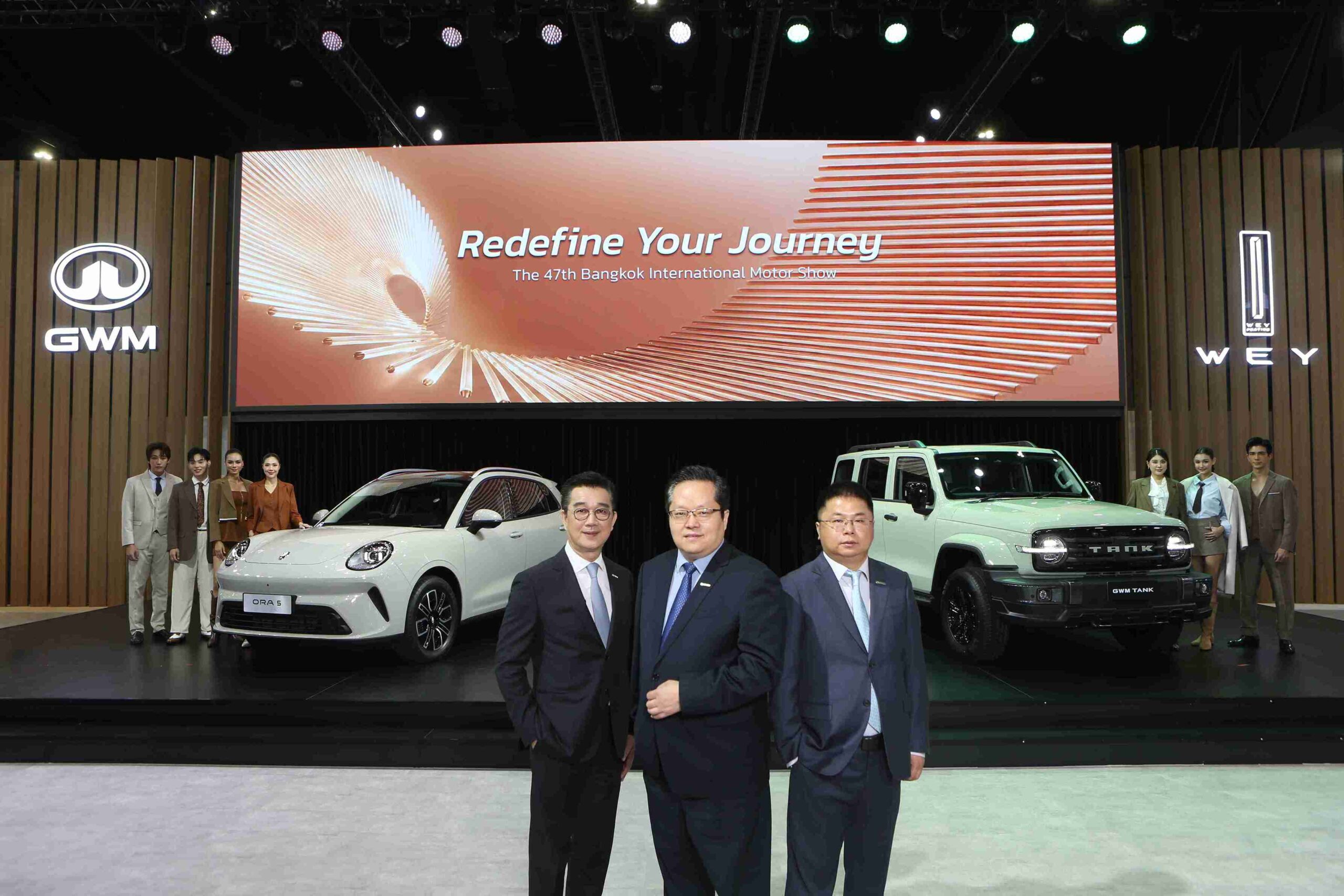  GWM เปิดราคา GWM ORA 5 สองขุมพลัง ราคาแนะนำช่วงเปิดตัวรุ่น HEV 709,000-779,000 บาท และราคาคาดการณ์รุ่น EV 629,000-699,000 บาท* พิเศษเพียง 1,000 คัน พร้อม GWM TANK 300 DIESEL Forest Phantom Limited Edition ที่ 1,349,000 บาท เพียง 300 คัน