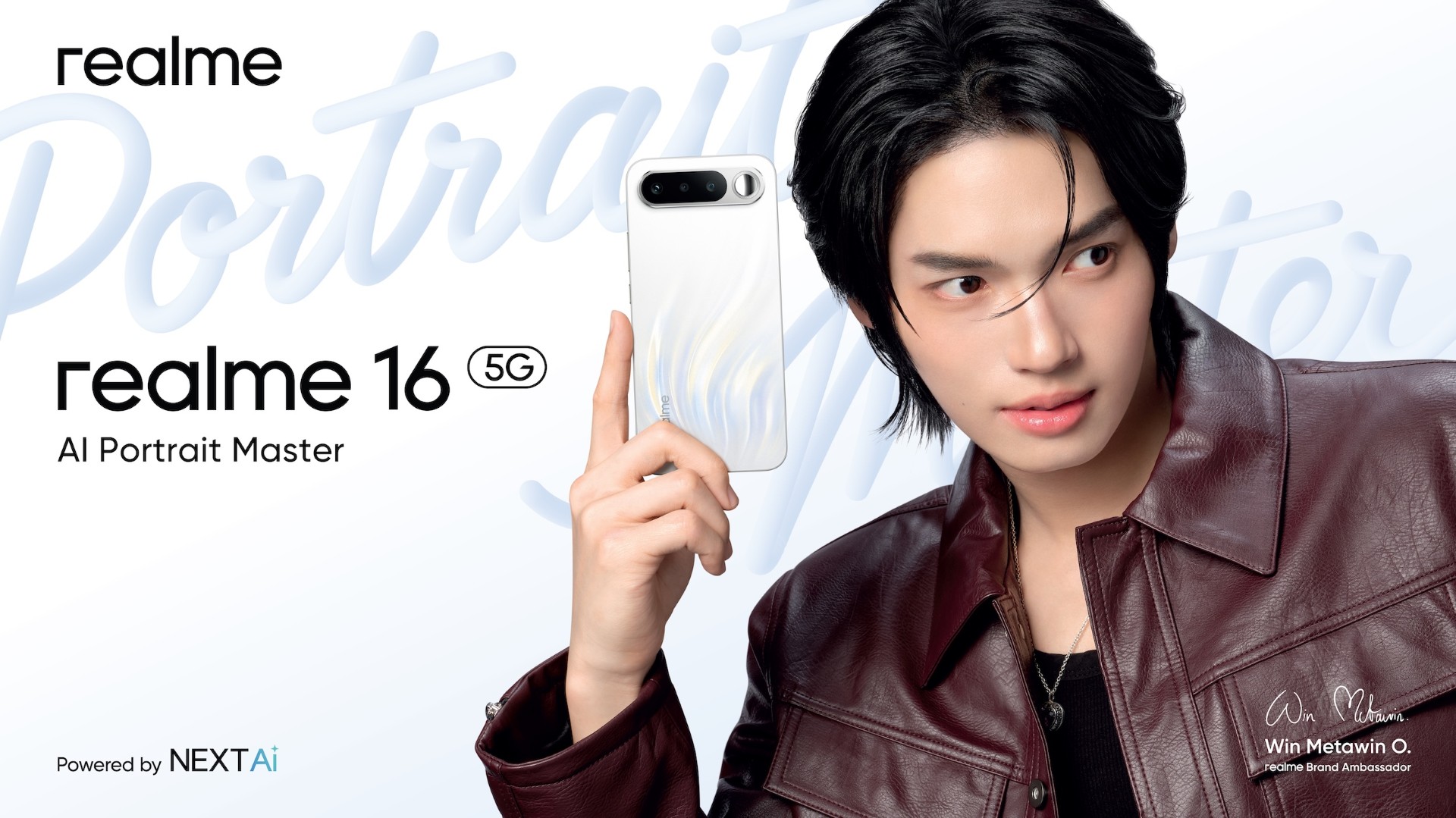 เซลฟีกล้องหลัก สวยชัดทุกช็อต! realme 16 5G ชูดีไซน์ “Camera Bar” พร้อม Selfie Mirror ครั้งแรกในอุตสาหกรรม ถ่ายเซลฟีคุณภาพสูง ด้วยเลนส์กล้องที่ดีที่สุด อัดแบตเตอรี่ 7,000 mAh ในตัวเครื่องบางเพียง 8.1 มม. บอดี้สวยจัดทุกองศาด้วย Aurora Wings Design ที่เปลี่ยนสีได้ตามมุมมอง