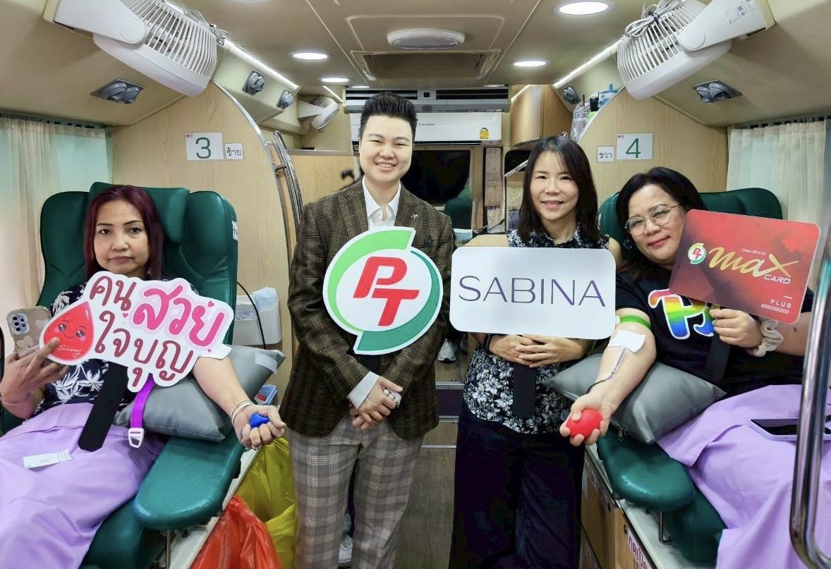 PTG – ศิริราช เปิดรับบริจาคเลือดจาก SABINA ต่อยอดโครงการ “Social Innovation” ปี 2