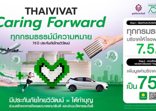ประกันภัยไทยวิวัฒน์ ก้าวสู่ปีที่ 75 ปี ชูแนวคิด “คิดเผื่อเพื่อทุกชีวิต” พลิกบทบาท “ประกันภัย” สู่โซลูชันช่วยคนไทยรับมือ “ยุคค่าครองชีพสูง”