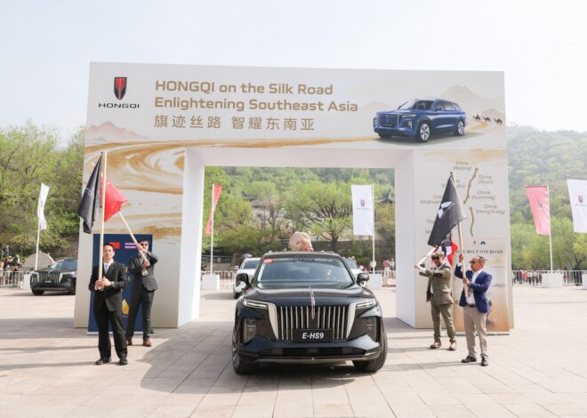 เริ่มแล้ว! “One Belt One Road” ระยะทาง 6,000 กม. HONGQI E-HS9 ทะยานจากแดนมังกร สู่สยามประเทศ