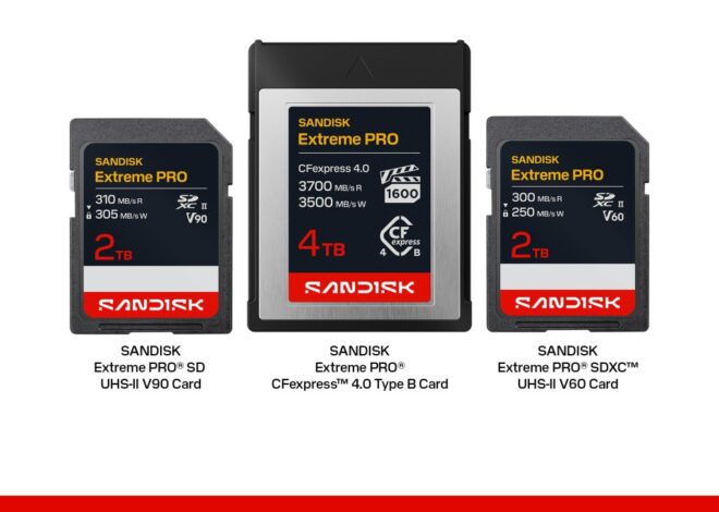 Sandisk ยกระดับไลน์อัพการ์ดหน่วยความจำล้ำสมัยล่าสุด เปิดตัว CFexpress 4.0 Type B และ SD Card V90/V60 รุ่นใหม่ในงาน NAB 2026
