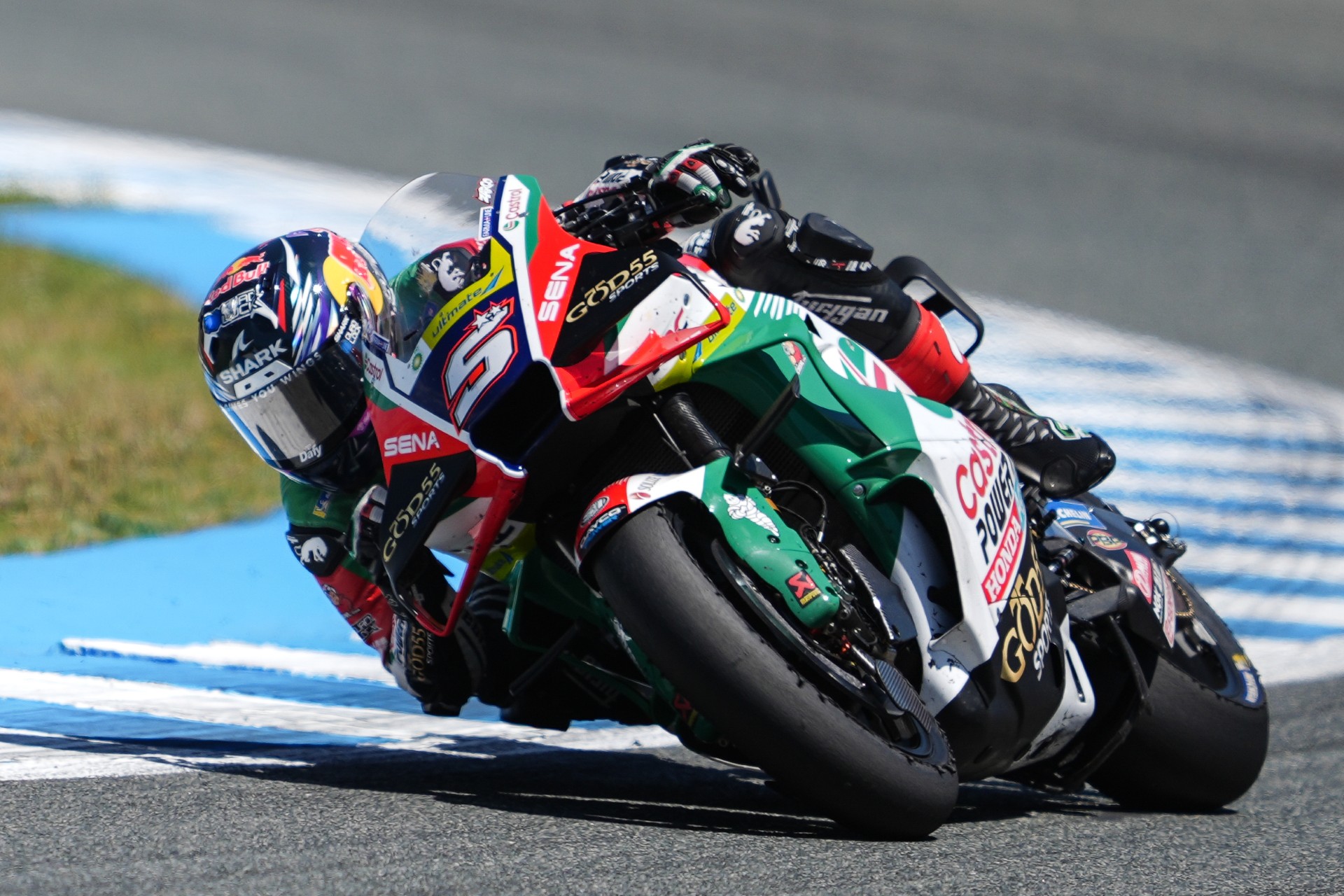 “ซาร์โก” ควบ Honda RC213V ดวลกลุ่มหน้าสุดมันส์ ก่อนคว้าท็อป 7 โมโตจีพี เฮเรซ