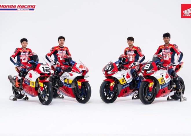 กระหึ่มเอเชีย! นักบิด “ฮอนด้า เรซซิ่ง ไทยแลนด์” พร้อมทัพ Honda CBR Series ประเดิมศึก “เอเชีย โร้ด เรซซิ่ง 2026”  Honda CBR Series สนามแรก