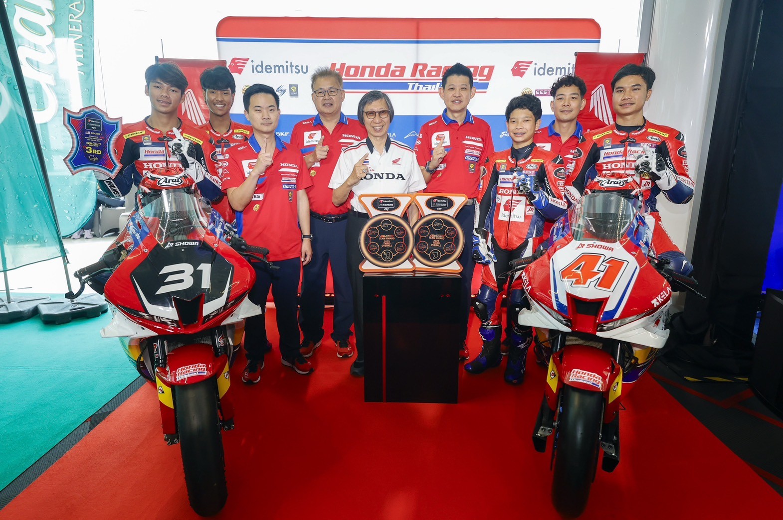 “ฮอนด้า เรซซิ่ง ไทยแลนด์” จัดทัพยอดนักแข่งบิด CBR Series ล่าแชมป์ครบ 3 รุ่นหลัก พร้อมดันดาวรุ่งบิดโฮมเรซ ศึก เอเชีย โร้ดเรซซิ่ง สนามที่ 2