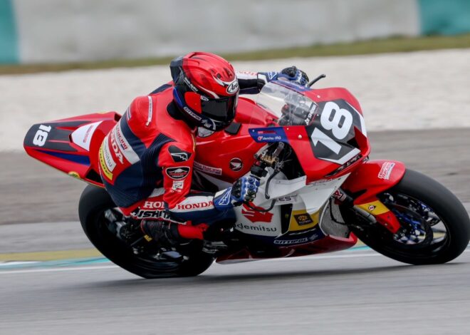 มันส์หยดทุกโค้ง! “มิกซ์-ธนัช” รีดสมรรถนะ Honda CBR600RR ทะลุขึ้นโพเดียมอันดับ 3 คลาส SS600 เรซ 2 ที่เซปัง ARRC