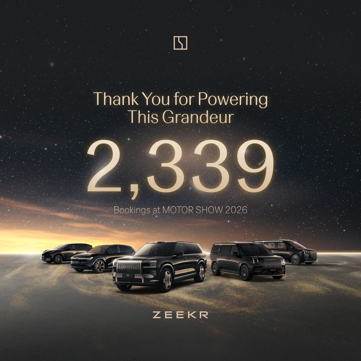 ZEEKR ปิดฉากมอเตอร์โชว์อย่างทรงพลัง ด้วยยอดจองเติบโต 95% พร้อมกระแสตอบรับล้นหลาม