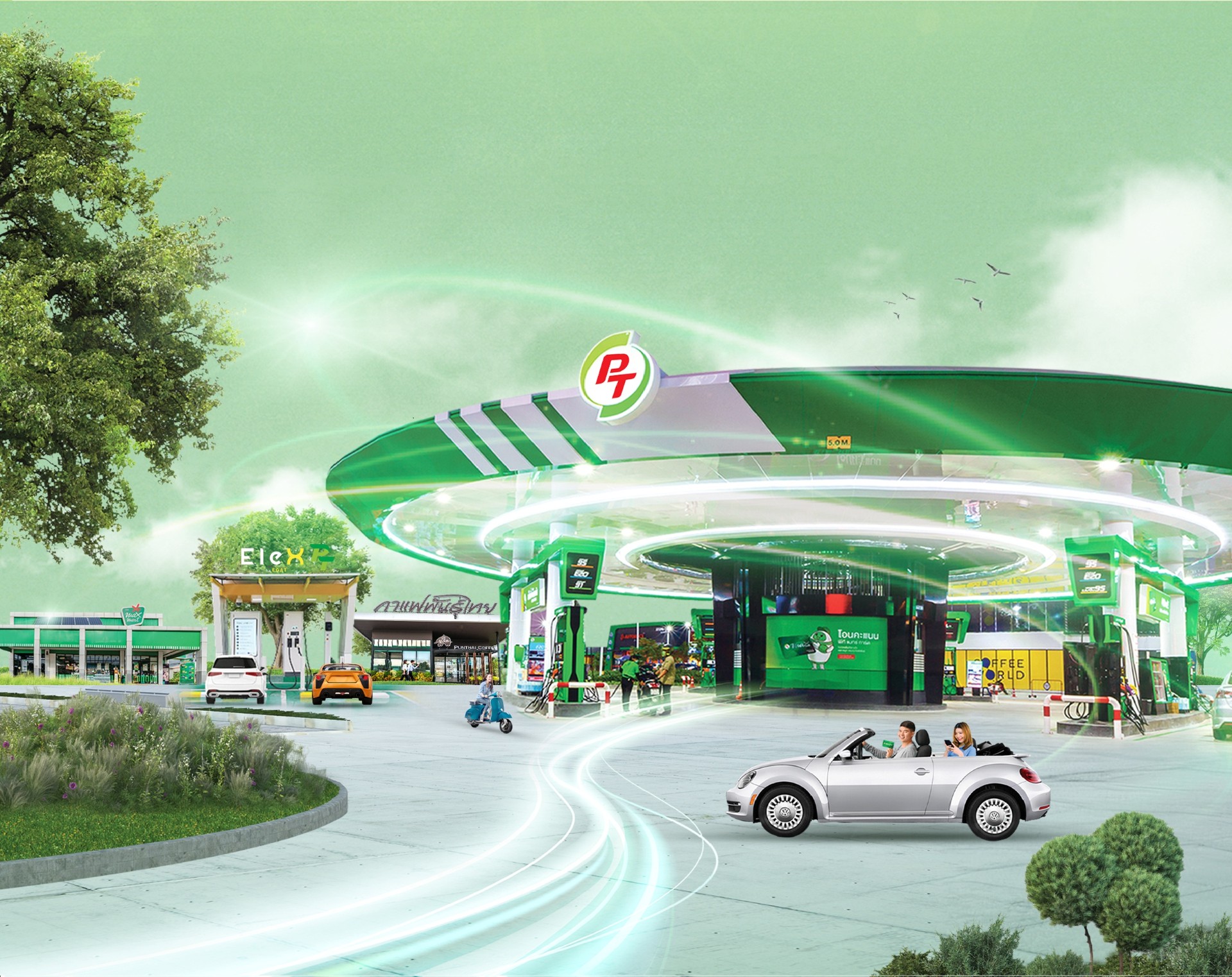 PT รุกตลาดดีเซล B20 ปูพรม 10 สถานีหลักเส้นขนส่ง ชูราคาถูกกว่า B7 ถึง 7 บาท/ ลิตร