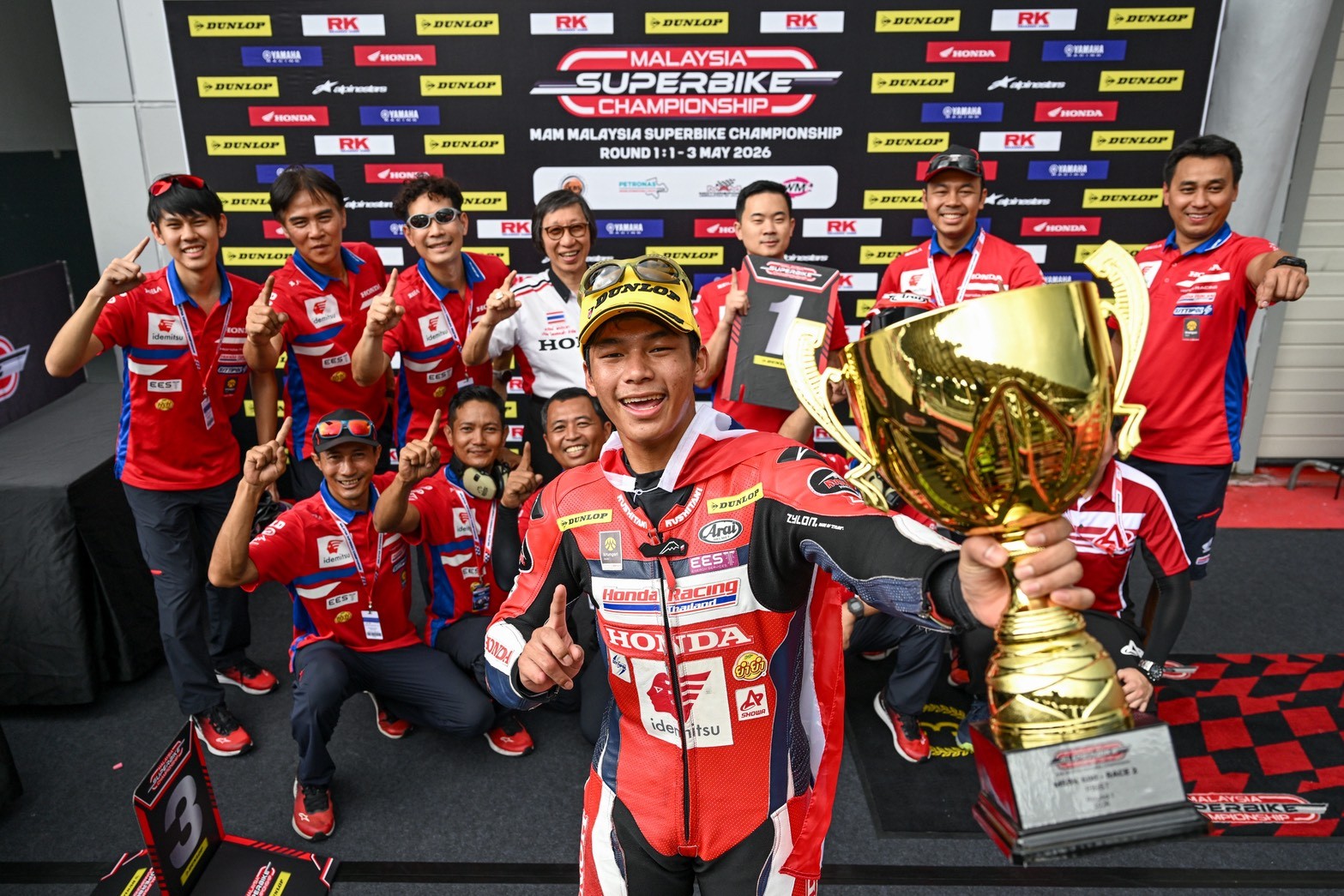 “มิกซ์-ธนัช” แรงต่อเนื่องบิด Honda CBR600RR คว้าดับเบิ้ลวิน ศึก มาเลเซีย ซูเปอร์ไบค์ แชมเปี้ยนชิพ 2026 สนามแรก