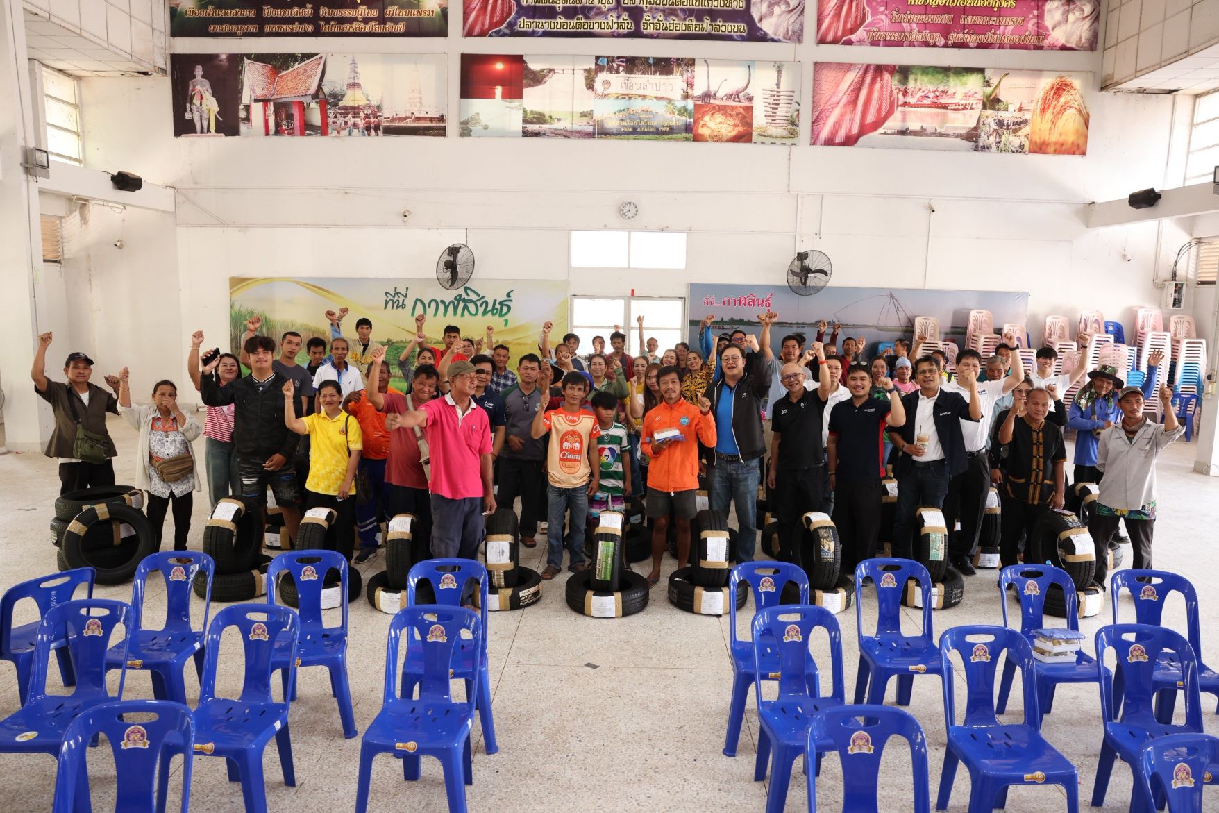 FIT Auto เคียงข้างเกษตรกรไทย มอบยางใหม่เสริมความปลอดภัยในการประกอบอาชีพ ณ จังหวัดกาฬสินธุ์