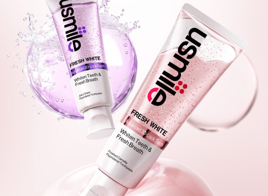usmile เจาะเทรนด์ “Mouth Perfume” ฮิตทั่วโลก เปิดตัว “usmile Fresh White” ยาสีฟันน้ำหอม พรีเมียมจากนวัตกรรรมดูแลช่องปากระดับโลก ลุยตลาดยาสีฟันเมืองไทยโตแกร่ง เผย Functional Oral Health มาแรง หลังคนรุ่นใหม่ใส่ใจไลฟ์สไตล์การดูแลช่องปาก ชี้ “ฟันขาว-ปากหอม” สร้างบุคลิกดี