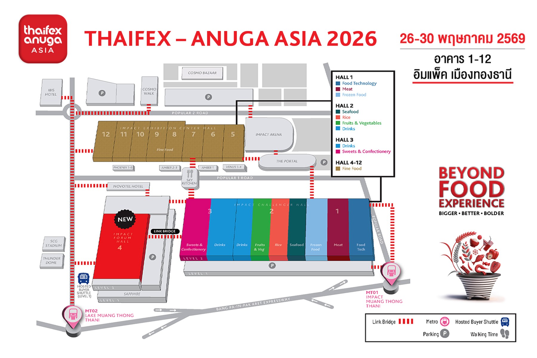 THAIFEX – ANUGA ASIA 2026 ยิ่งใหญ่กว่าเดิม ขยายพื้นที่สู่อาคาร 4 อิมแพ็ค ฟอรั่ม โชว์แนวคิด WHAT’S NEXT IN F&B จัดเต็มนวัตกรรม-เทรนด์อาหารอนาคต