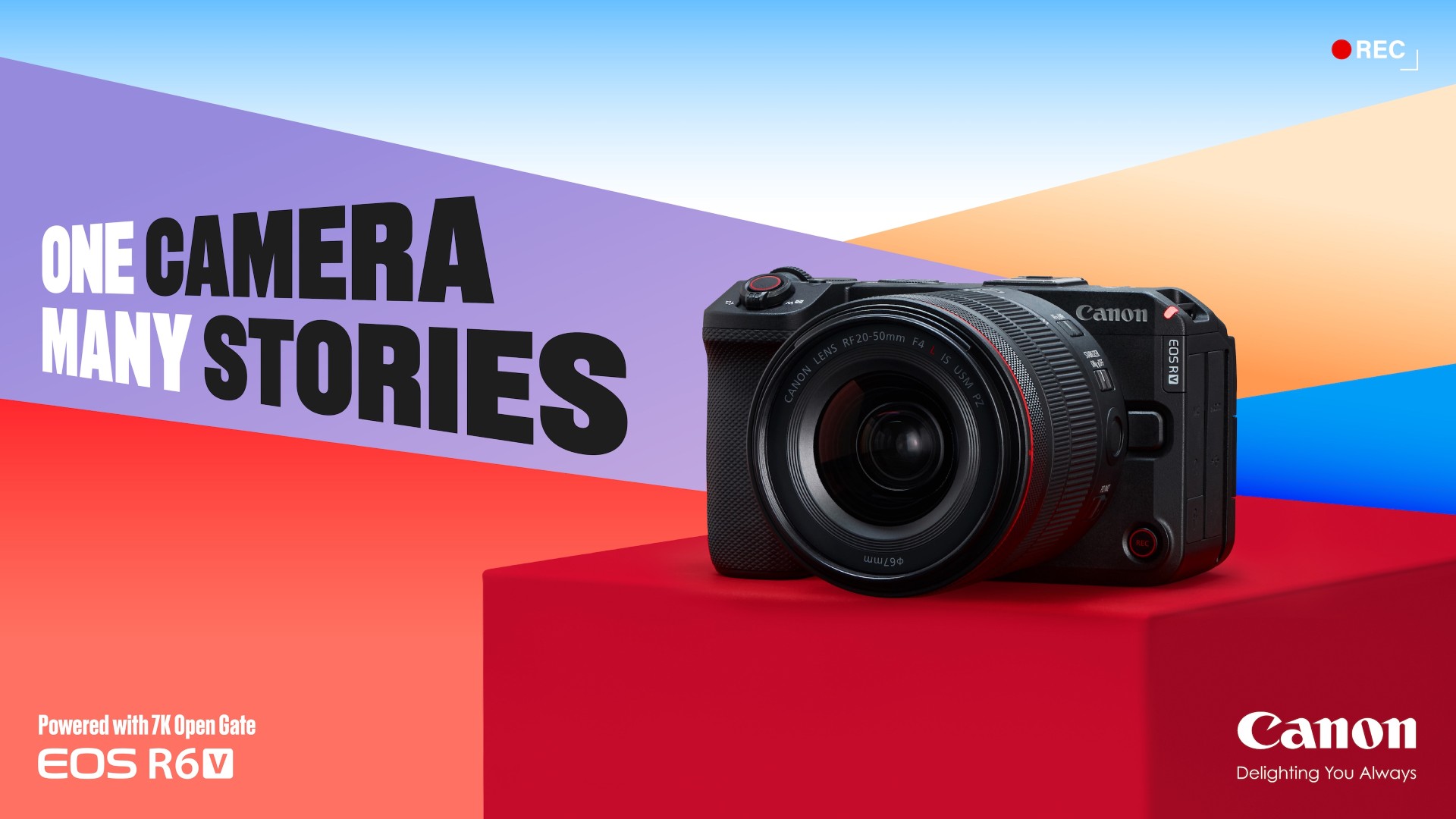 แคนนอน เปิดตัวกล้อง EOS R6 V พร้อมเลนส์ L-Series พาวเวอร์ซูมรุ่นแรกคู่หูทรงพลังเพื่อสายคอนเทนต์โดยเฉพาะ ทั้งกล้องฟูลเฟรม EOS R6 V และเลนส์ RF20-50MM F/4L IS USM PZ ตอบโจทย์ทุกเรื่องสร้างสรรค์ได้อย่างอิสระและมีสไตล์