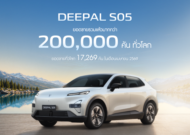 CHANGAN โตต่อเนื่อง ดันยอดขาย DEEPAL S05 ทั่วโลกทะลุ 200,000 คัน 