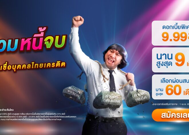 ธนาคารไทยเครดิต เปิดตัวแคมเปญเพลงโฆษณา “ซากิกุน อานียา” สื่อสารมุมมองใหม่ของการจัดการหนี้ พร้อมโซลูชันที่เข้าใจชีวิตคนทำงาน