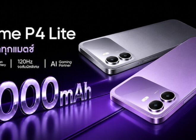 “A New Era of Power” “realme P4 Series” เปิดยุคใหม่แห่งสมาร์ตโฟนคู่หูทรงพลัง!  ชูแบตเตอรีใหญ่ที่สุดในเซกเมนต์ พร้อมพลังประสิทธิภาพแรงเต็มสปีด ลื่นไหลทุกการใช้งาน เริ่มต้นเพียง 4,499 บาท