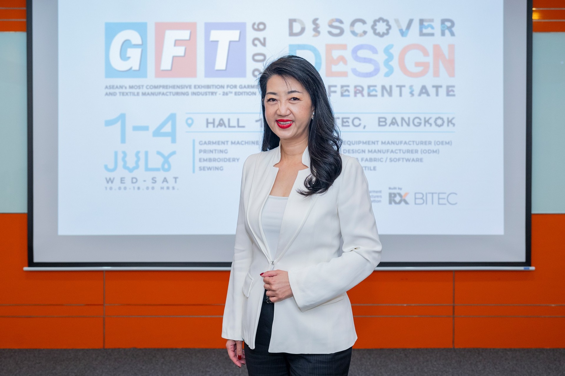 อาร์เอ็กซ์ ไบเทค ชวนผู้ประกอบการทุกอุตสาหกรรม ค้นพบ • ออกแบบ • แตกต่าง ในงาน GFT 2026ร่วมสร้างจุดแข็งให้เครื่องนุ่งห่มเพื่อความสำเร็จอย่างยั่งยืนให้ธุรกิจทุกขนาด