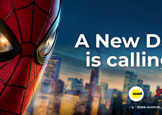 Scoot เปิดประสบการณ์ผจญภัยครั้งใหม่กับความร่วมมือ Spider-Man: Brand New Day จัดเต็มทั้งการตกแต่งห้องโดยสารในธีม Spider-Man และของที่ระลึกสุดเอ็กซ์คลูซีฟ จัดเต็มตลอดเที่ยวบิน เครื่องบินธีม Spider-Man จะให้บริการเที่ยวบินแรกสู่ โตเกียว (ฮาเนดะ) และ เชียงใหม่