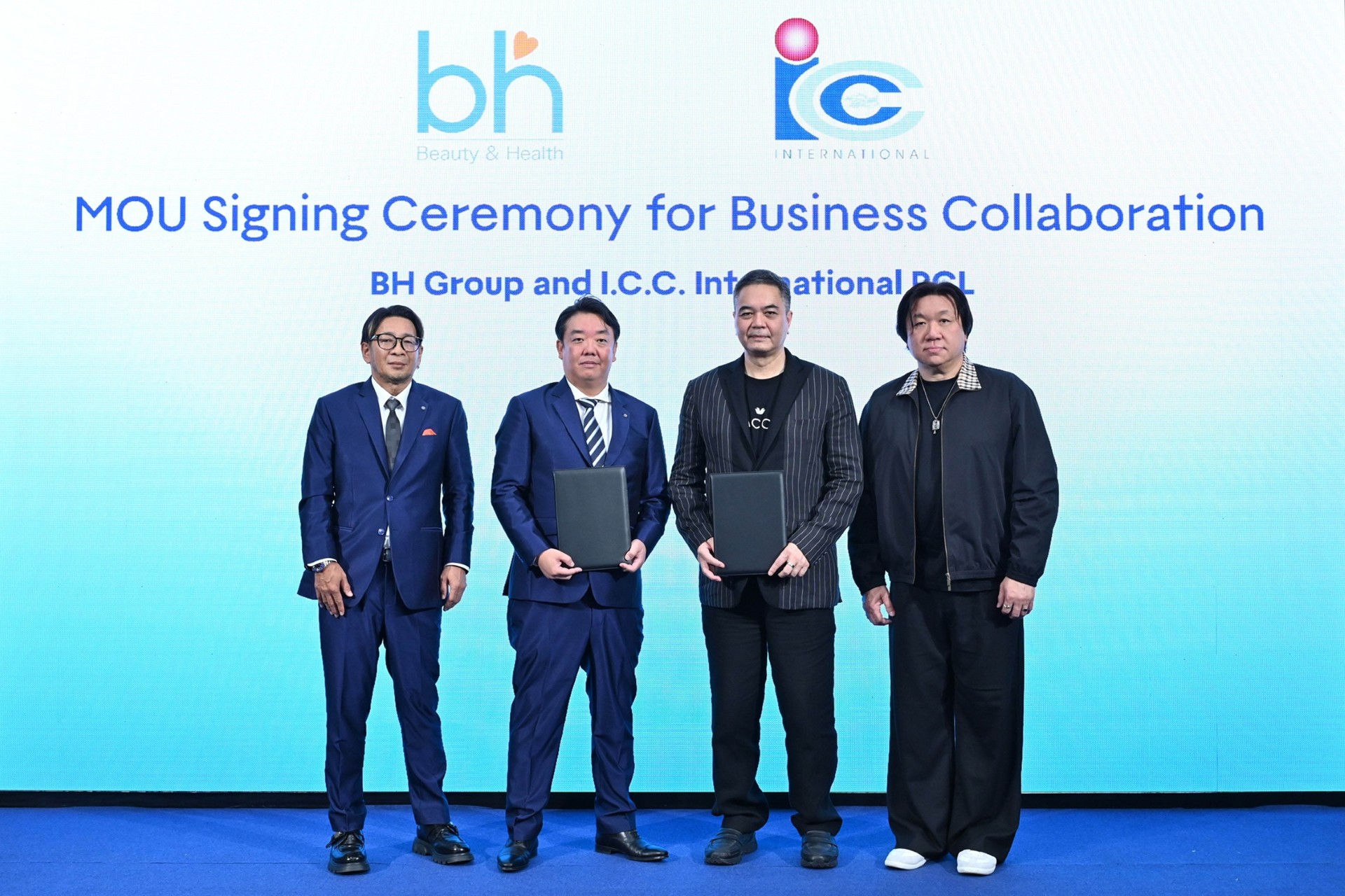 “ไอ.ซี.ซี.” เสริมแกร่งพอร์ตบิวตี้ ควงยักษ์ความงามญี่ปุ่น “BH Group” ประเทศญี่ปุ่น ลุยตลาดซาลอนและนวัตกรรมความงาม พร้อมตั้ง บริษัทร่วมทุน (Joint Venture) ในไทย