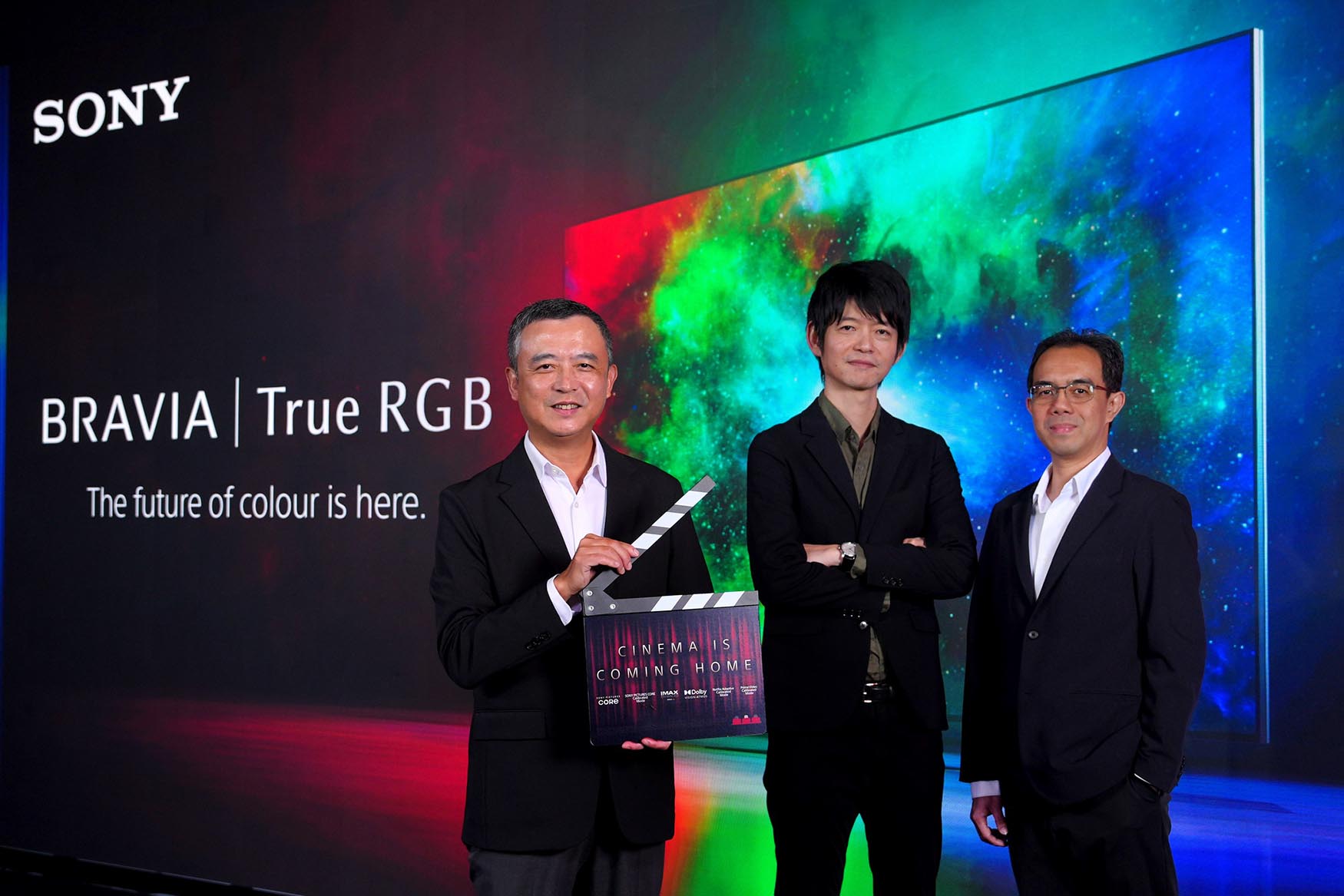 โซนี่ไทย ชูเทคโนโลยีทีวี “True RGB ก้าวสู่โลกของสีสันบทใหม่” พร้อม BRAVIA Theatre รุ่นใหม่ และทีวีขนาดใหญ่ 100 นิ้ว ตอกย้ำแนวคิด “Cinema is Coming Home”ด้วยนวัตกรรมภาพและเสียงเติมเต็มประสบการณ์ความบันเทิงภายในบ้านให้เต็มอิ่มยิ่งขึ้นในทุกมิติ