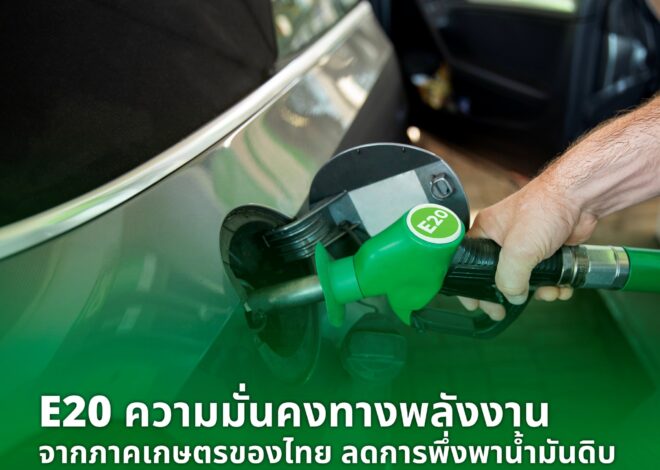 กลุ่มอุตสาหกรรมพลังงานหมุนเวียน สภาอุตสาหกรรมฯ ชี้ “E20 คือทางรอดระยะยาว” ร่วมเดินหน้าต่อยอดมาตรการภาครัฐ พร้อมผนึกกำลังรัฐ-เอกชน-ประชาชน ผลักดันการใช้ E20 ลดการนำเข้าพลังงานของประเท