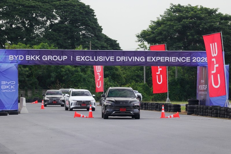 BYD BKK GROUP แสดงศักยภาพเครือข่าย “5 โชว์รูม 5 มุมเมือง”ปิดสนามแข่ง เปิดประสบการณ์ทดลองขับจริง ในงาน “BYD BKK DM-i DAY 2026” ตอกย้ำมาตรฐานบริการเดียวกัน “5 Showrooms, One Standard”