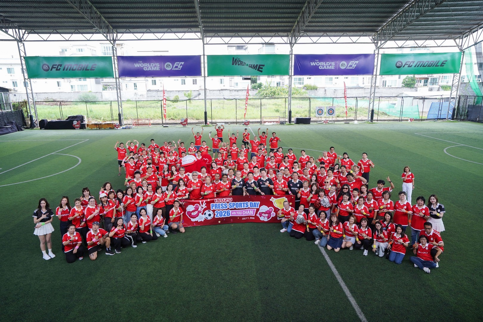 อีซูซุ – สื่อมวลชนลงสนามกระชับมิตรกับงาน “Isuzu – Press Sports Day 2026 with Yuu Chan” พร้อมเกมสนุกมากมาย