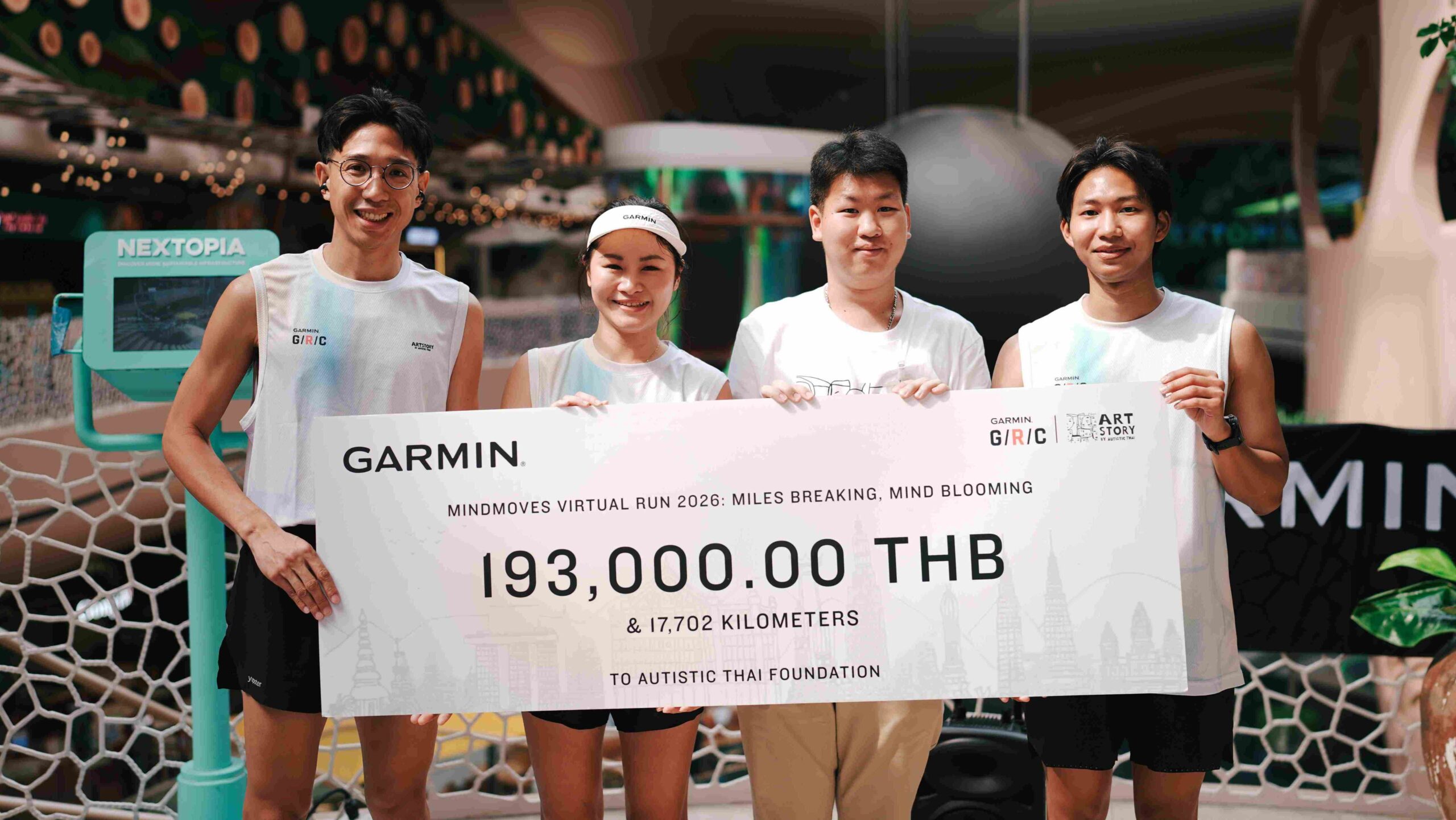 การ์มิน ต่อยอด Mindmoves Virtual Run 2026 พา 50 รันเนอร์ร่วมงาน GRC x Artstory: Running & Art Workshop พร้อมมอบเงินบริจาค 193,000 บาท สนับสนุนมูลนิธิออทิสติกไทย