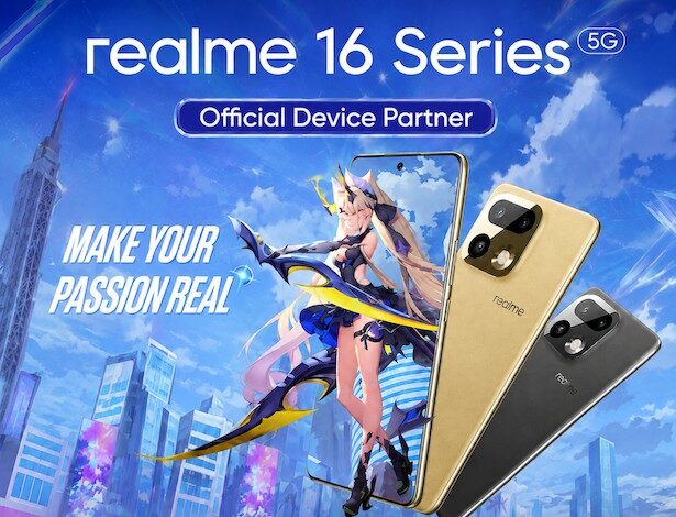 ขึ้นแท่นอุปกรณ์คู่ใจสายโปร! “realme 16 Series 5G” ประกาศเป็น OFFICIAL DEVICE PARTNER ของการแข่งขัน RPL 2026 Winter ปลุกพลังเกมมิ่งในงาน 828 Fan Fest ก่อนลุยโปรลีกปลายปี