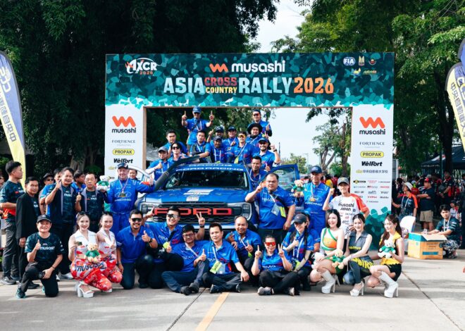 ฟอร์ดป้องกันแชมป์สำเร็จ ในการแข่งออฟโรดสุดโหด AXCR รุ่น T2A รถกระบะแร็พเตอร์ยืนโพเดียมทั้ง 2 คัน ตอกย้ำความแกร่งตัวจริง