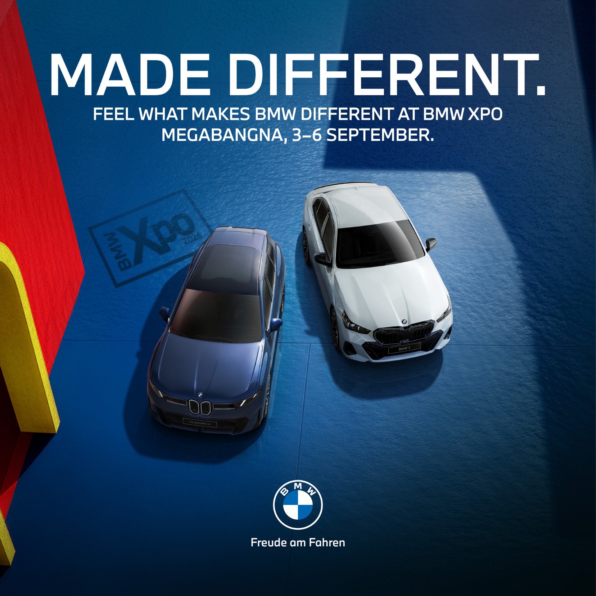 ร่วมค้นพบความแตกต่างในแบบ BMW กับแนวคิด “ MADE DIFFERENT”ที่งาน BMW XPO วันที่ 3-6 กันยายนนี้ ณ เมกาบางนา