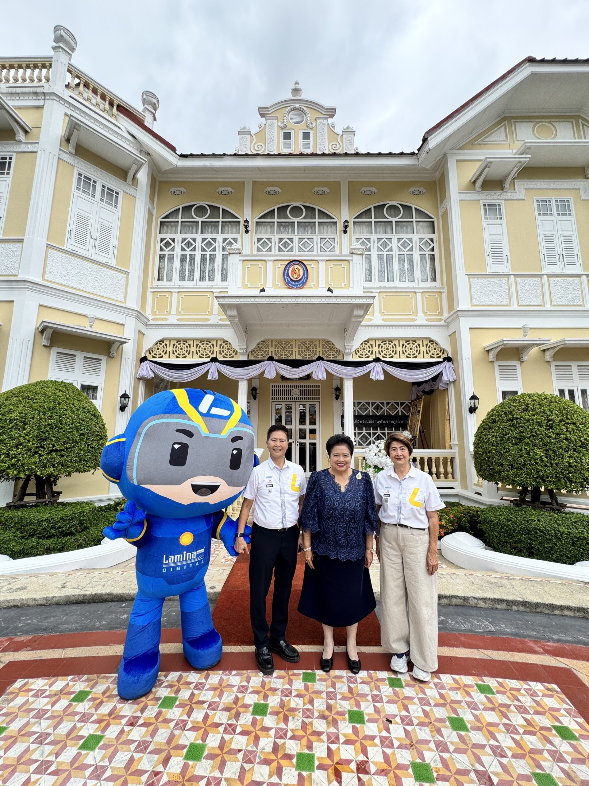 ลามิน่าวิ่งเติมบุญ สมทบทุนมูลนิธิอาสาเพื่อนพึ่ง (ภาฯ) ยามยาก สภากาชาดไทย
