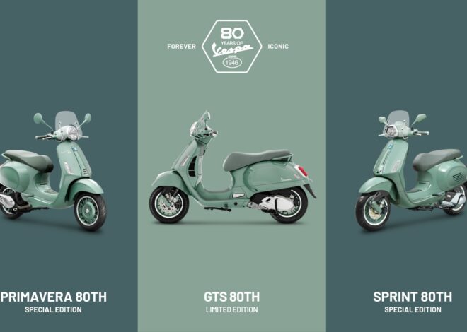 เวสป้าฉลองครบรอบ 80 ปีครั้งยิ่งใหญ่! เปิดตัว VESPA 80TH คอลเลกชันสุดพิเศษ บน 3 รุ่นสุดฮิต ที่มาทั้ง Limited Edition และ Special Edition