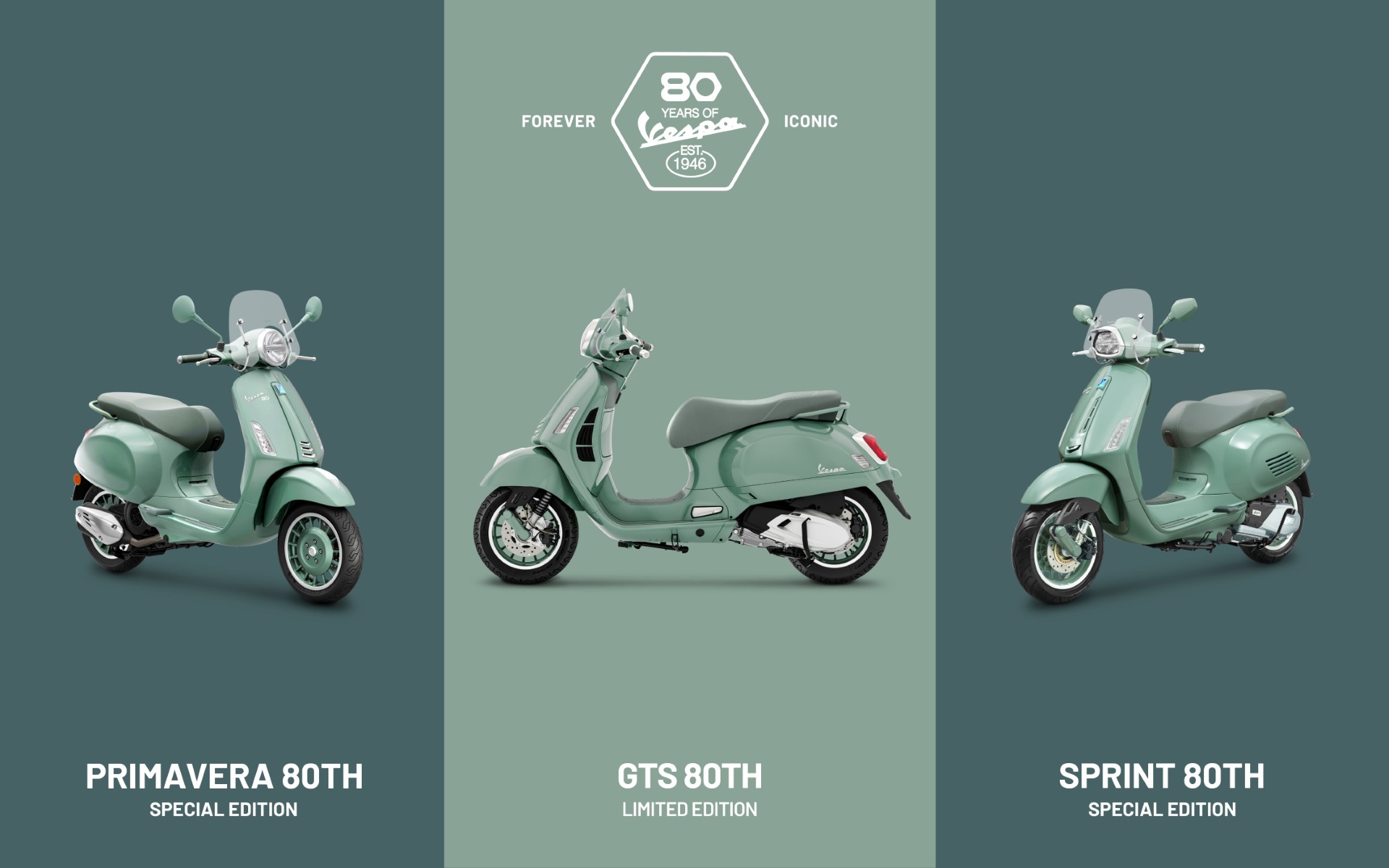 เวสป้าฉลองครบรอบ 80 ปีครั้งยิ่งใหญ่! เปิดตัว VESPA 80TH คอลเลกชันสุดพิเศษ บน 3 รุ่นสุดฮิต ที่มาทั้ง Limited Edition และ Special Edition
