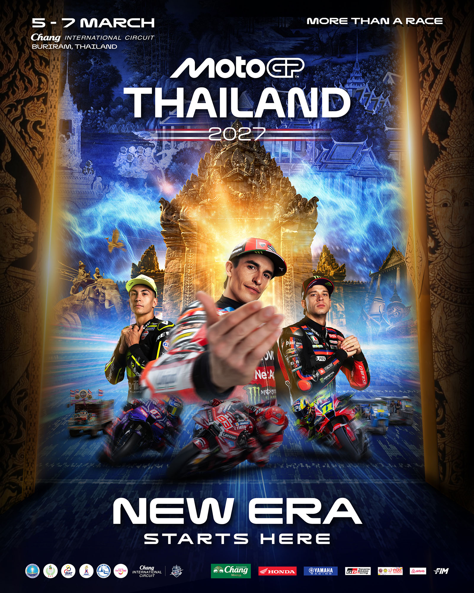 ไทยเปิดประตูสู่โมโตจีพียุคใหม่! เผย Key Visual ประกาศภาพจำสนามเปิดฤดูกาล 2027