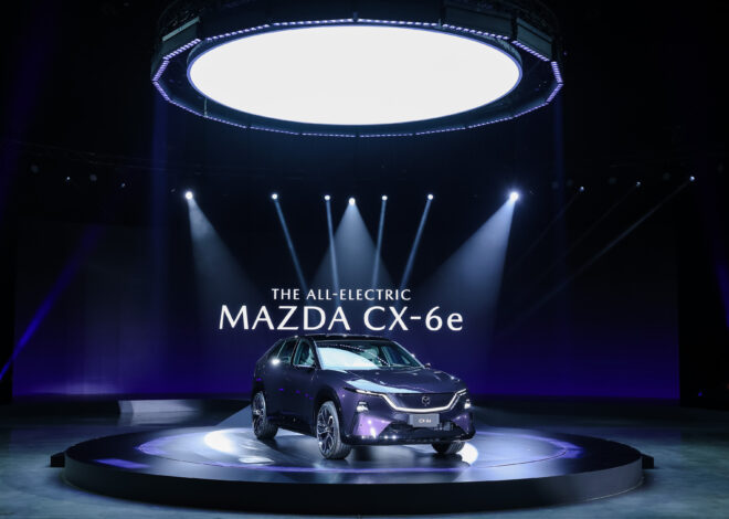 มาสด้าเปิดตัว THE ALL-ELECTRIC MAZDA CX-6e รถไฟฟ้าอเนกประสงค์อัจฉริยะสำหรับครอบครัว ถ่ายทอดเอกลักษณ์มาสด้าในยุคอีวีได้อย่างลงตัว