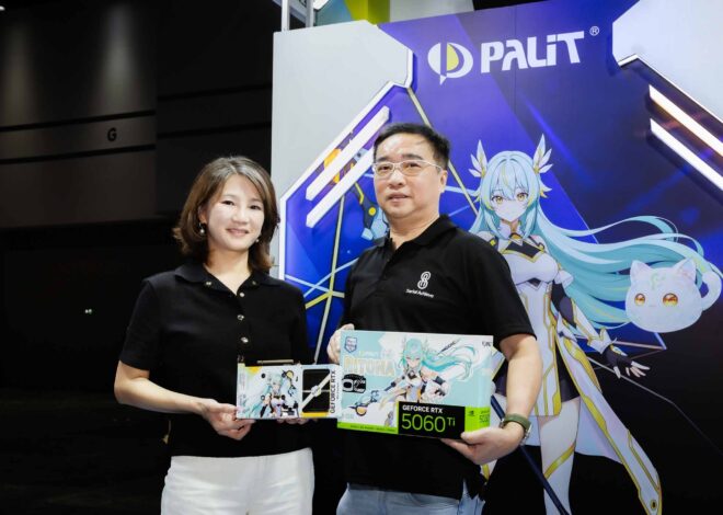 PALIT ยกทัพผลิตภัณฑ์การ์ดแสดงผลรุ่นพิเศษ GeForce RTX™ 5060 Ti 8GB RITONA พร้อมส่งแคมเปญพิเศษ Trade In สุดคุ้มในงาน Thailand Game Show 2026