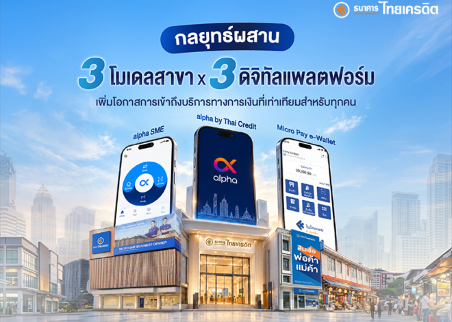ธนาคารไทยเครดิต ชูกลยุทธ์ผสาน “3 โมเดลสาขา x 3 ดิจิทัลแพลตฟอร์ม” เพิ่มโอกาสการเข้าถึงบริการทางการเงินที่เท่าเทียมสำหรับทุกคน