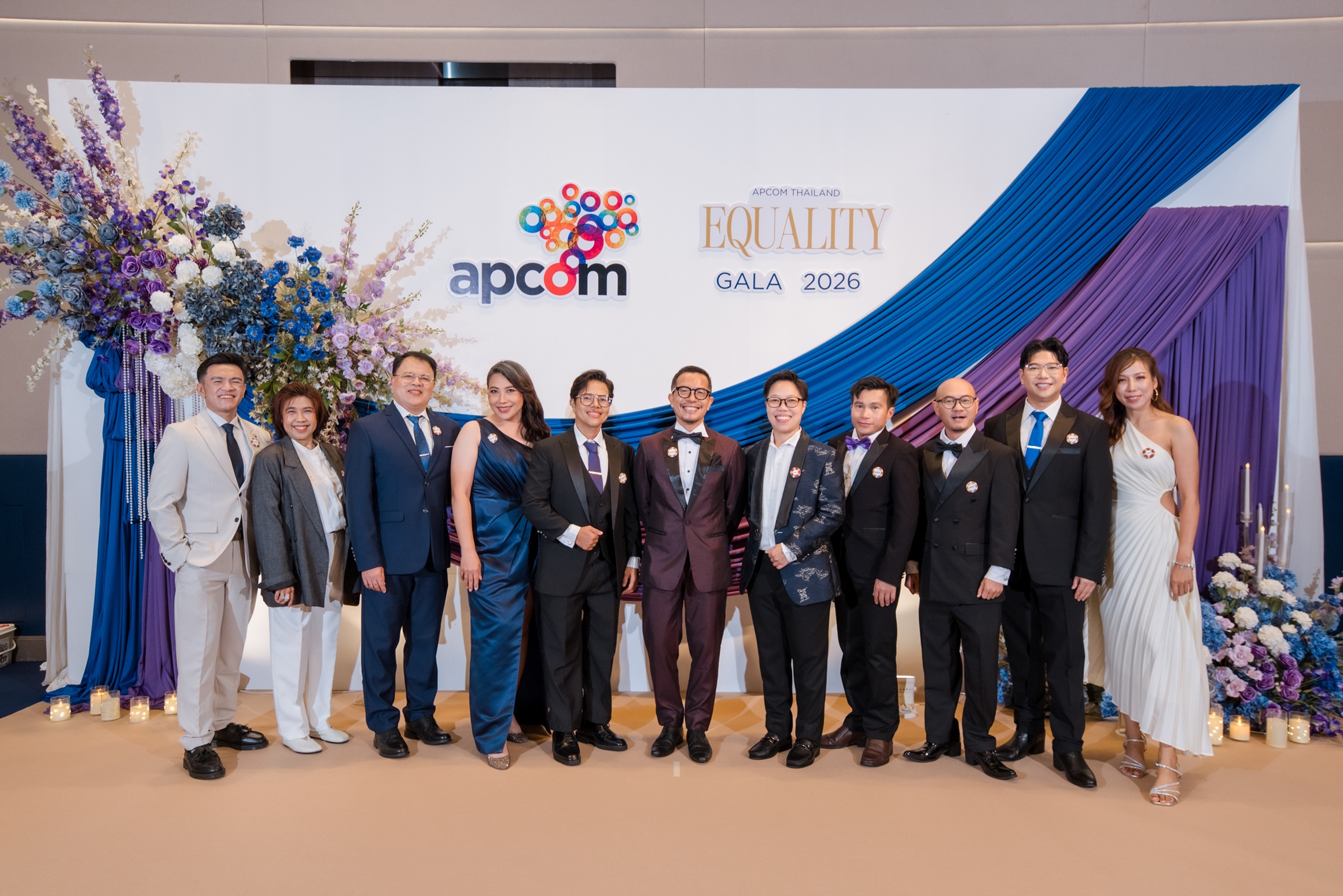 มูลนิธิแอ็พคอม จัดงาน APCOM Thailand Equality Gala 2026 เฉลิมฉลอง 1 ปีสมรสเท่าเทียม พร้อมสานต่อพันธกิจ เพื่อความเท่าเทียมสำหรับทุกคน
