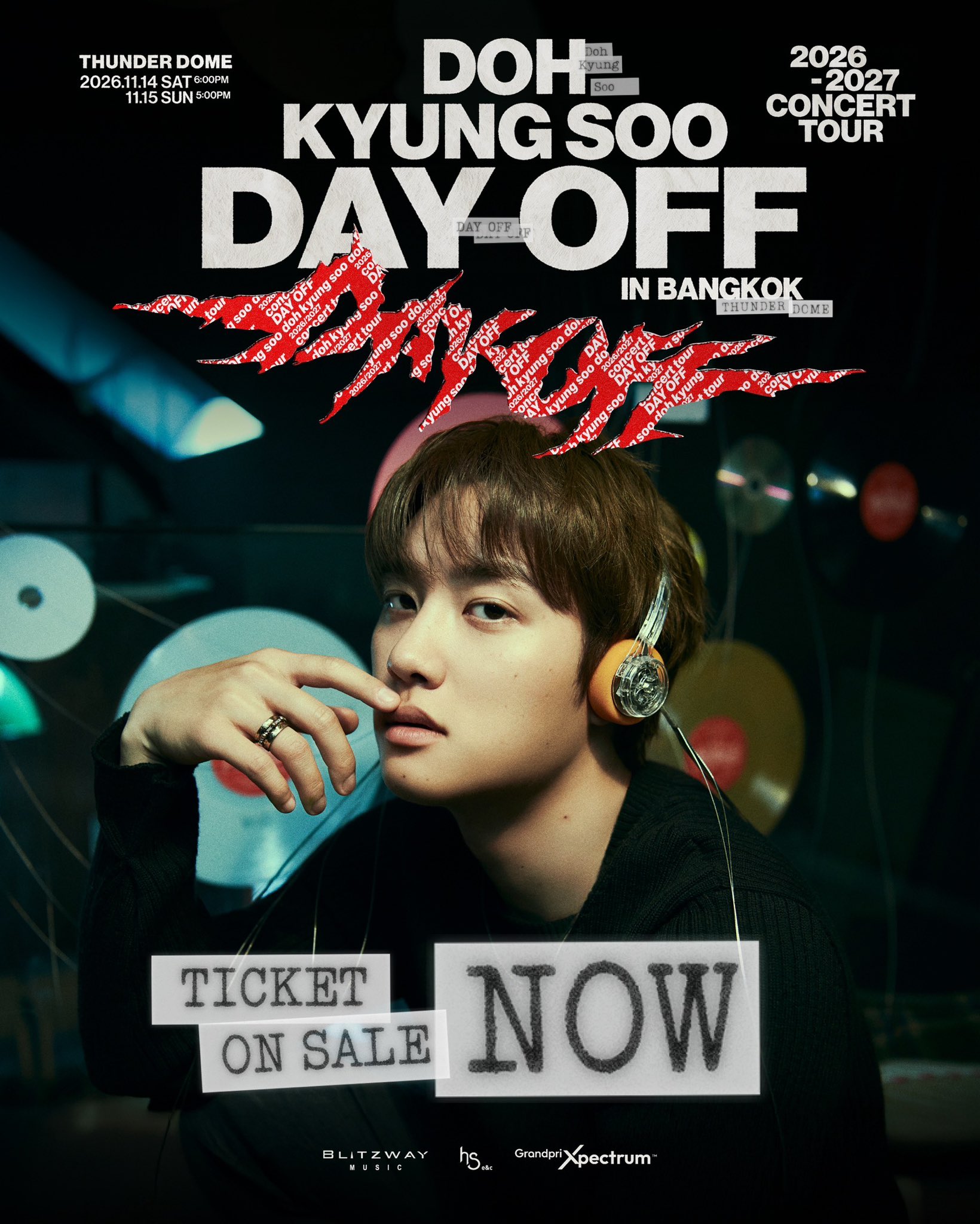 นับถอยหลังสู่วัน “พักใจ” กับ “โด คยองซู” DAY-OFF IN BANGKOK ชวนแฟนไทยเตรียมฟินแบบใกล้ชิด 14-15 พ.ย. นี้